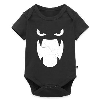 Masque Scream Halloween - Body à manches courtes Premium Bébé - noir - Devant