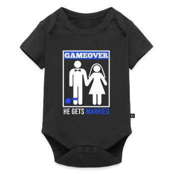 Game over - Mari Groom Jungesellenabschied - Body à manches courtes Premium Bébé - noir - Devant
