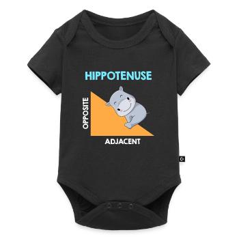 Analyse de l’algèbre d’Hippotenuse - Body à manches courtes Premium Bébé - noir - Devant