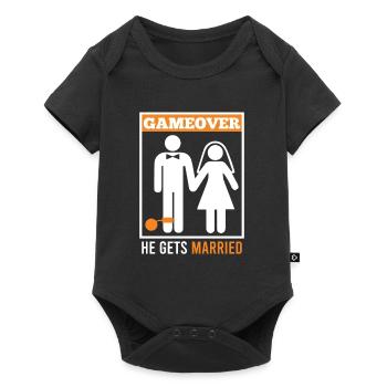 Game over - Mari Groom Jungesellenabschied - Body à manches courtes Premium Bébé - noir - Devant