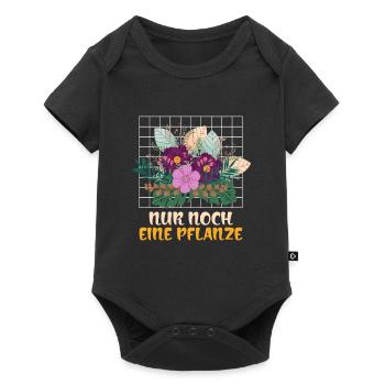 Nur noch eine Pflanze - Baby Premium Kurzarmbody - Schwarz - Vorne