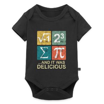 I ate some pie - Baby Premium Kurzarmbody - Schwarz - Vorne