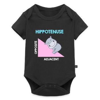 Analyse de l’algèbre d’Hippotenuse - Body à manches courtes Premium Bébé - noir - Devant