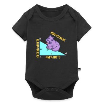 Hippotenuse Math - Body à manches courtes Premium Bébé - noir - Devant