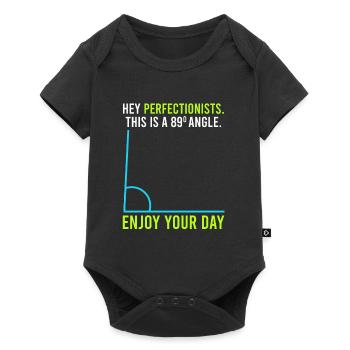 Il s’agit d’un angle de 89° pour les listes de perfection - Body à manches courtes Premium Bébé - noir - Devant