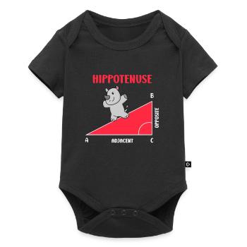 Hippotenuse Professeur de mathématiques Mathématicien - Body à manches courtes Premium Bébé - noir - Devant