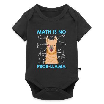 Les mathématiques ne sont pas des mathématiciens Prob-llama - Body à manches courtes Premium Bébé - noir - Devant
