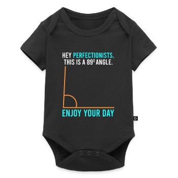 This is an 89° angle for perfection lists - Baby Premium short-sleeve bodysuit - black - Front