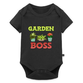 Garden King Garden Boss Allotments - Baby Premium short-sleeve bodysuit - black - Front