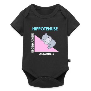 Hippotenuse Algebra Analysis - Baby Premium Kurzarmbody - Schwarz - Vorne