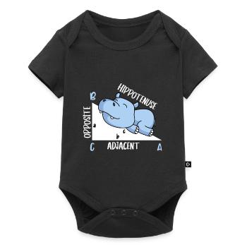 Hippotenuse Professeur de mathématiques Fun Math - Body à manches courtes Premium Bébé - noir - Devant
