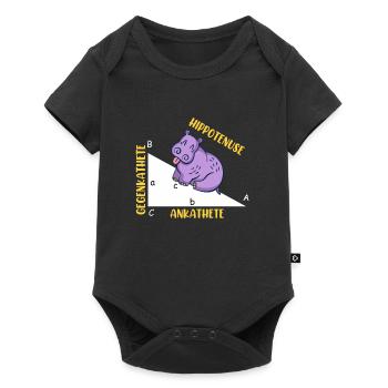 Hippotenuse Math - Body à manches courtes Premium Bébé - noir - Devant