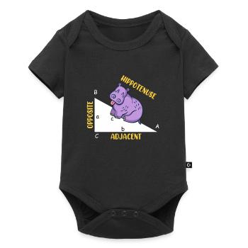 Hippotenuse Math - Body à manches courtes Premium Bébé - noir - Devant