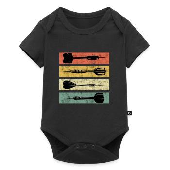 Fléchettes Flèches Dart Accessoires Fléchettes Fléchettes - Body à manches courtes Premium Bébé - noir - Devant