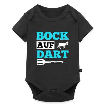 Bock on Dart play Dartpfeile Darts Darts - Baby Premium short-sleeve bodysuit - black - Front