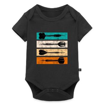 Fléchettes Flèches Dart Accessoires Fléchettes Fléchettes - Body à manches courtes Premium Bébé - noir - Devant