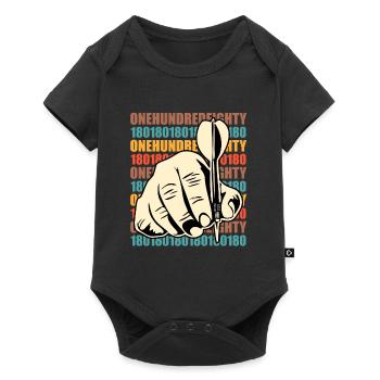 Darts 180 Dartpfeile 180 in Dart - Baby Premium short-sleeve bodysuit - black - Front