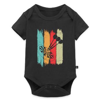 Fléchettes Fléchettes Fléchettes Fléchettes Fléchettes - Body à manches courtes Premium Bébé - noir - Devant