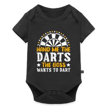 Chef Darts Fléchettes Pour femmes Fléchettes Accessoires Fléchettes Fléchettes - Body à manches courtes Premium Bébé - noir - Devant