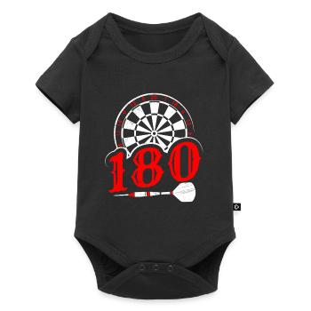 Darts 180 Dartboard Darts Arrow 180 Darts - Baby Premium short-sleeve bodysuit - black - Front