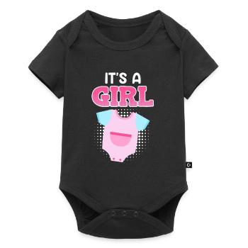 Girl Mama Pregnant with Girl Mama - Baby Premium short-sleeve bodysuit - black - Front