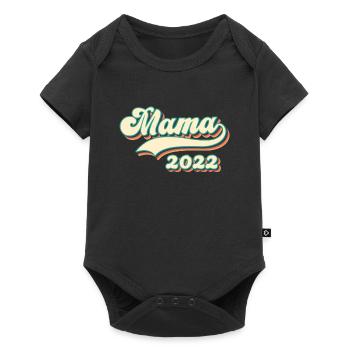 Mama 2022 - la meilleure mère du monde - Body à manches courtes Premium Bébé - noir - Devant