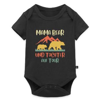 Mama Bear Kids Daughter Son Family on Tour - Baby Premium short-sleeve bodysuit - black - Front
