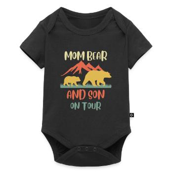 Mama Bear Kids Daughter Son Family on Tour - Baby Premium short-sleeve bodysuit - black - Front