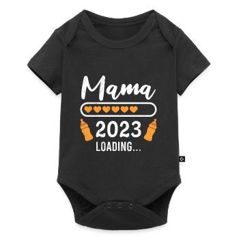 Maman 2023 chargement Maman Grossesse Maman - Body à manches courtes Premium Bébé - noir - Devant