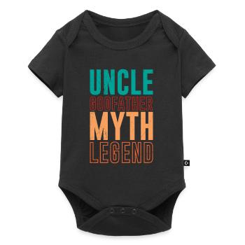 Mythe de l’oncle parrain Légende - Body à manches courtes Premium Bébé - noir - Devant