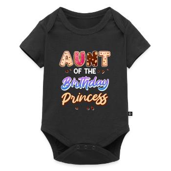 Best Aunt in the World Birthday Child Niece Aunt - Baby Premium short-sleeve bodysuit - black - Front