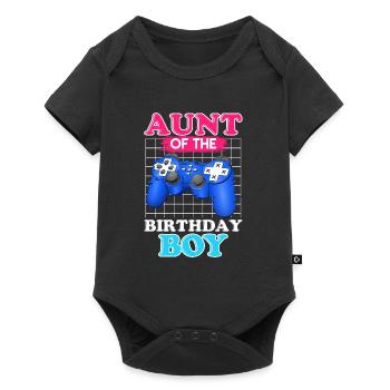 Best Aunt in the World Birthday Child Nephew Aunt - Baby Premium short-sleeve bodysuit - black - Front