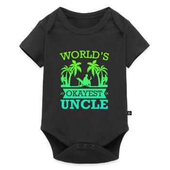 L’oncle le plus correct du monde - Body à manches courtes Premium Bébé - noir - Devant