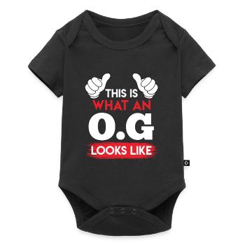 O.G. Uncle Gangster Uncle - Baby Premium short-sleeve bodysuit - black - Front
