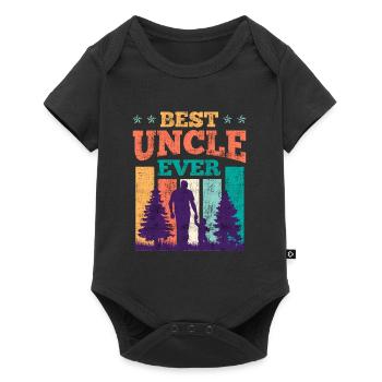 Best Uncle ever Uncle - Baby Premium short-sleeve bodysuit - black - Front
