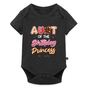 Best Aunt in the World Birthday Girl Niece Aunt - Baby Premium short-sleeve bodysuit - black - Front