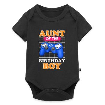 Best Aunt in the World Birthday Child Nephew Aunt - Baby Premium short-sleeve bodysuit - black - Front