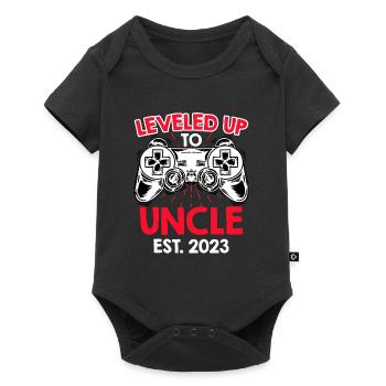 Niveau jusqu’à Oncle 2023 - Body à manches courtes Premium Bébé - noir - Devant