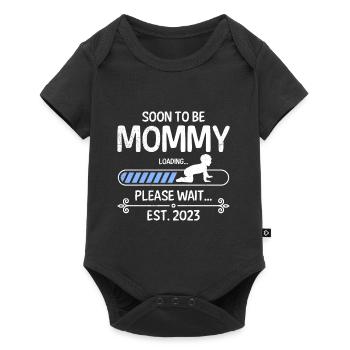Soon to be Mommy 2023 Mama 2023 - Baby Premium short-sleeve bodysuit - black - Front
