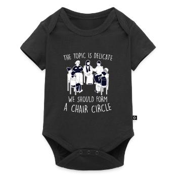 Social Work Chair Circle Group Social Workers - Baby Premium short-sleeve bodysuit - black - Front