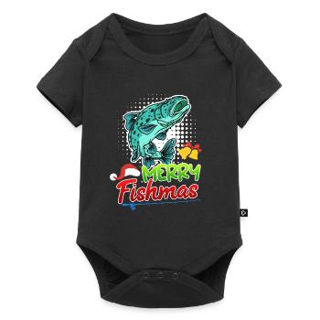 Pêcheur Noël Noël - Body à manches courtes Premium Bébé - noir - Devant