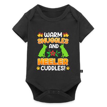 Australian Cattle Dog Warm Snuggles and Heeler - Baby Premium short-sleeve bodysuit - black - Front