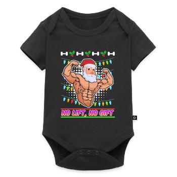 No Lift no Gift St. Nicholas Christmas - Baby Premium short-sleeve bodysuit - black - Front
