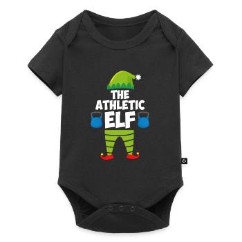 The Athletic Elf Christmas Athletics - Baby Premium short-sleeve bodysuit - black - Front