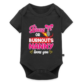 Boucle ou burnout love you childkinder - Body à manches courtes Premium Bébé - noir - Devant