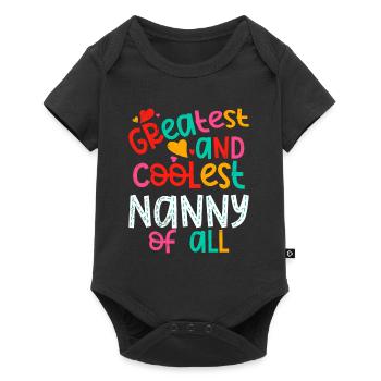 Vous êtes l’assistante maternelle la plus incroyable et la plus cool - Body à manches courtes Premium Bébé - noir - Devant