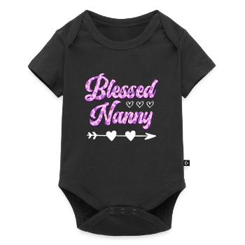 Nounou bénie, vous êtes la meilleure assistante maternelle - Body à manches courtes Premium Bébé - noir - Devant