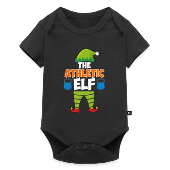 The Athletic Elf Christmas Athletics - Baby Premium short-sleeve bodysuit - black - Front