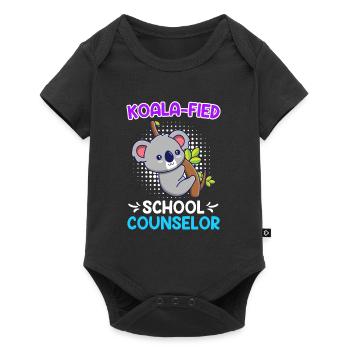 Koala - fied Qualified School Companion - Baby Premium short-sleeve bodysuit - black - Front