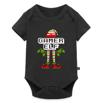 Gamer Elfe Gaming - Baby Premium short-sleeve bodysuit - black - Front